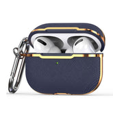 Funda protectora de tela plateada para auriculares Bluetooth + funda protectora de PC, para AirPods Pro, para AirPods 1/2
